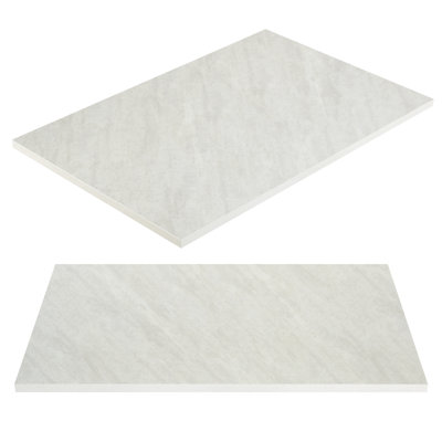 Kaboon 30x20 inch Universal Table Top, Pack of 2, Sea Salt