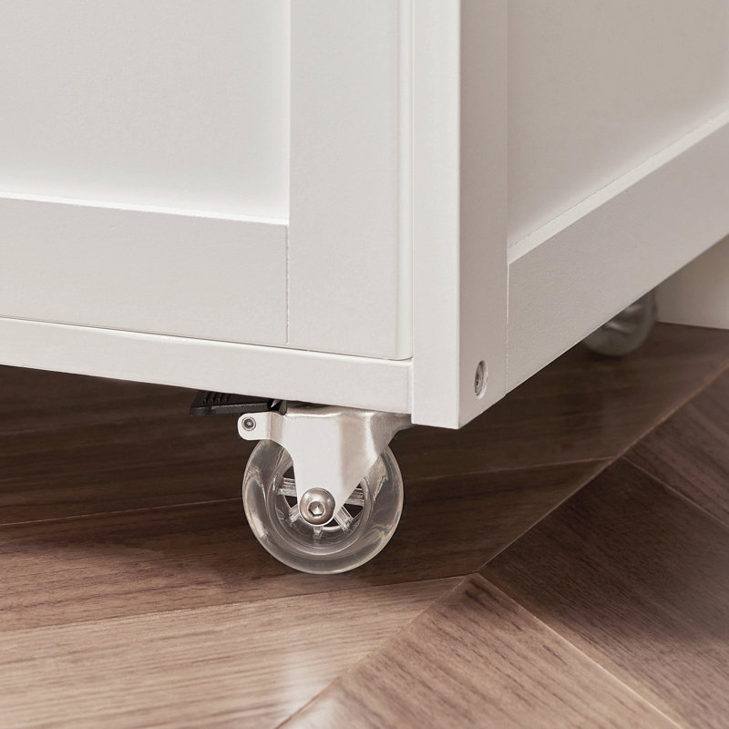 Rainer Kitchen Cart, White