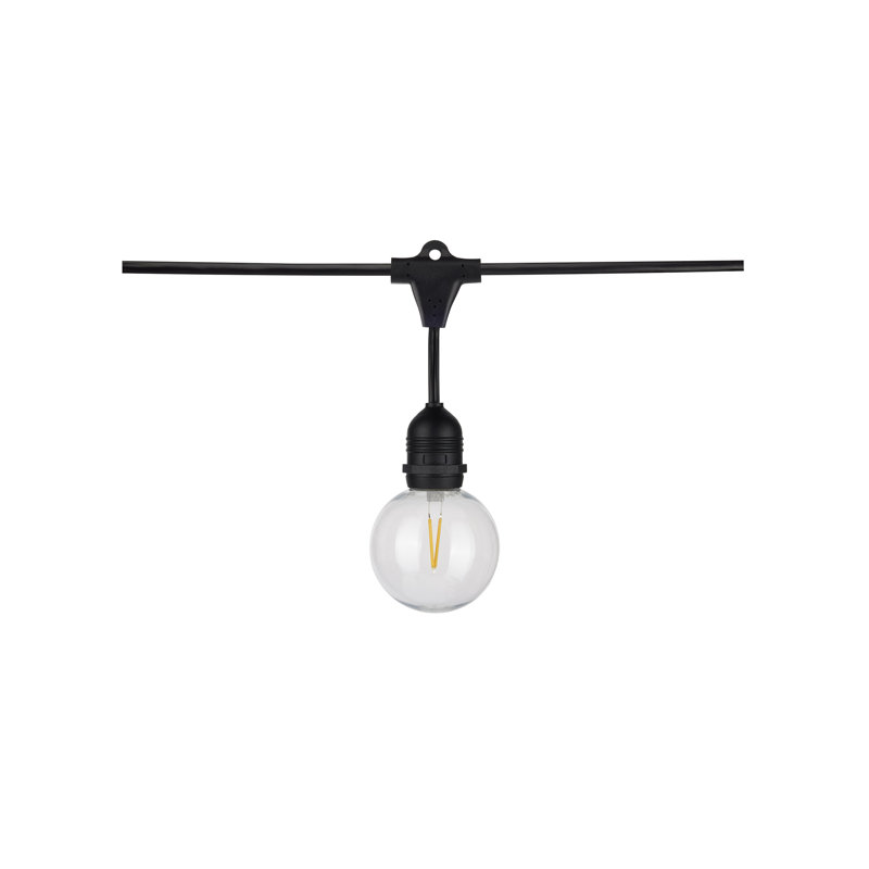 Kelvina Indoor / Outdoor 12 - Bulb 288 in. Plug-in LED Globe String Light