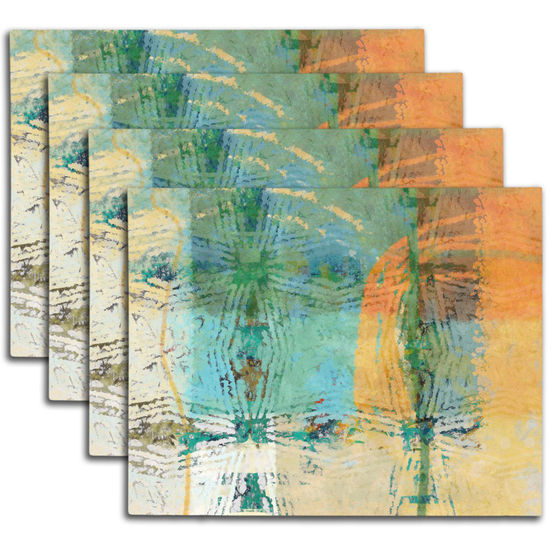 Napperon abstrait en polyester