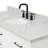 Thornaby 54'' Solid Wood Single Bathroom Vanity with 1.5'' Carrara Marble Top Sink-281566457-315095331