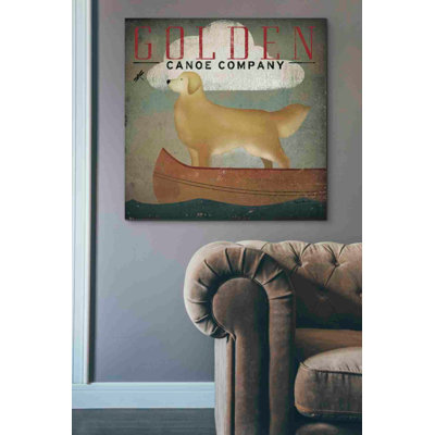" Golden Dog Canoe Co " Print