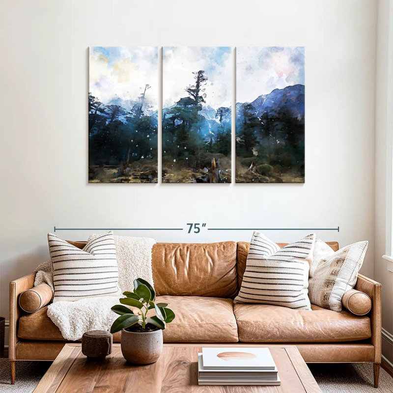 Avery Forest Abstract, 36" H x 57" W