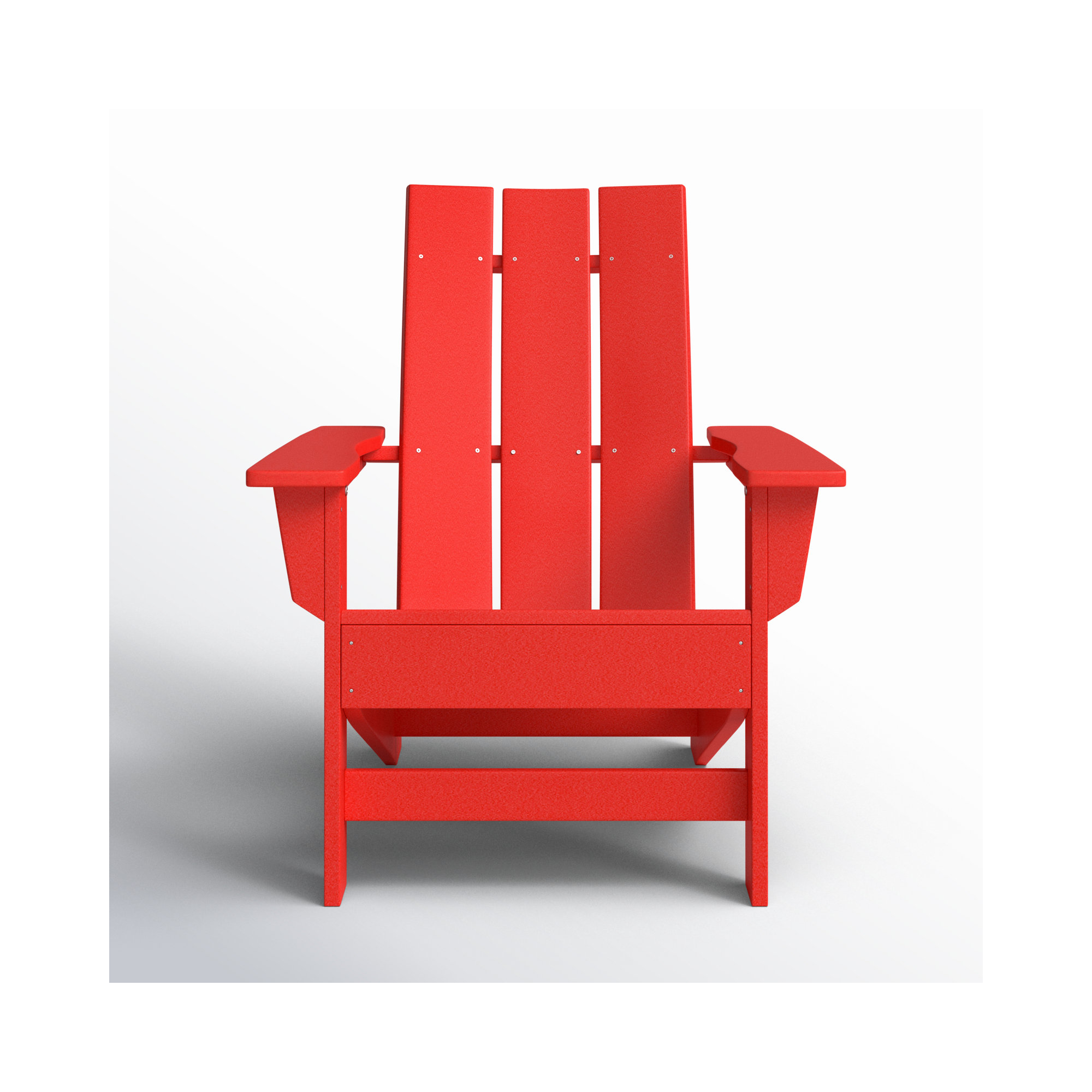 Ratcliff All-Weather HDPE Adirondack Chair, Bright Red