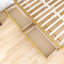 Lit double en bois avec tête de lit en rotin et deux tiroirs de rangement-775350263-775350258