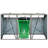 Metal Garbage Bin Shed In Grey Color - Stores 3 Trash Cans, , Scratch-, Easy To Install And Clean Storage For Lawn Holds , Use