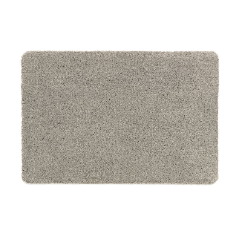 So Soft Indoor Doormat, Rectangle 50 x 75 cm, Grey