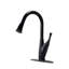 Robinet de cuisine avec douchette extractible, bronze huilé