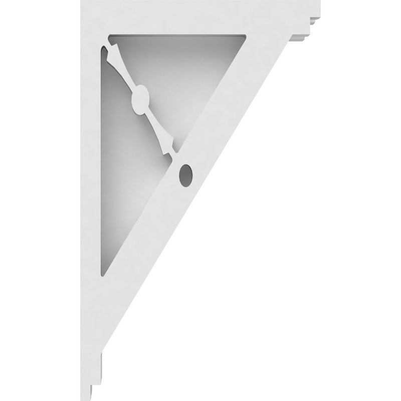 Corbeau en PVC de qualité architecturale Artisan, H 10 po x l 6 po x P 1,875 po