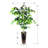 60'' Faux Ficus Tree in Metal Planter