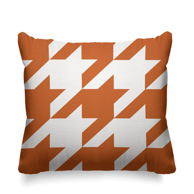 Housse et insert de coussin carré d'extérieur Easton Houndstooth