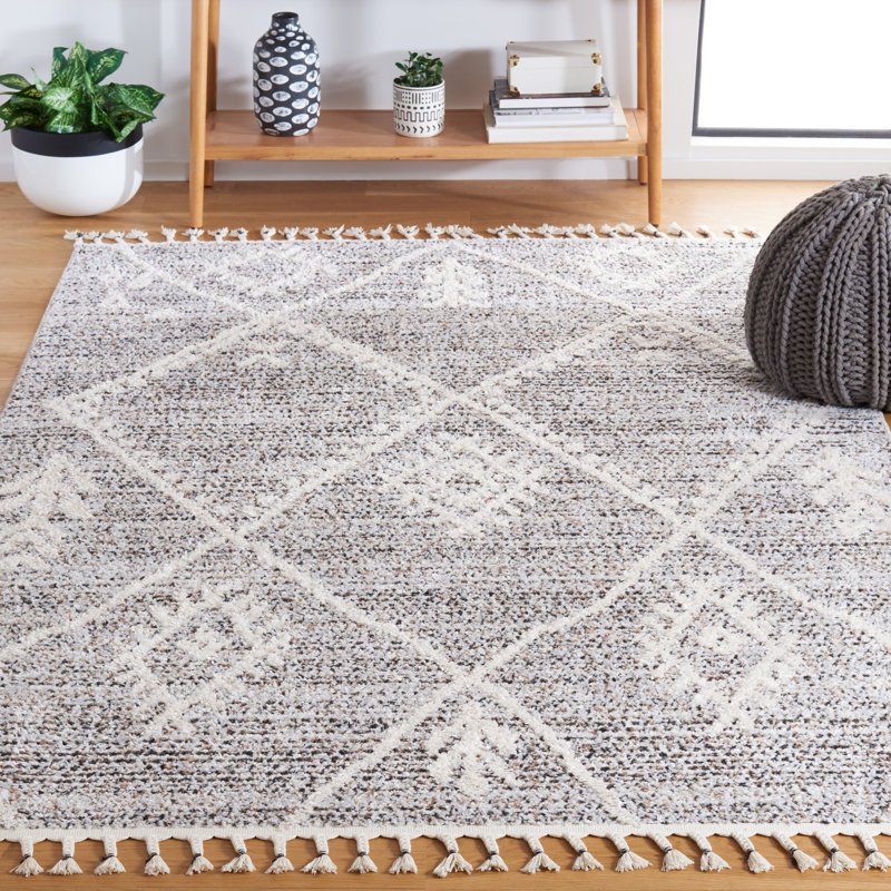 Kazuhisa Performance Geometric Rug, Square 6'7"