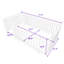 Lit simple en bois avec garde-corps rustique-900749427