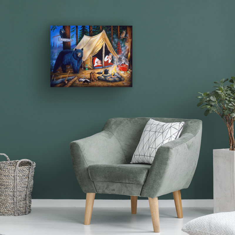 Art sur toile «cylindrique», Robert Andrea, H 14 po x l 19 po