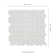 White and Gray Basketweave 12" x 12" Matte Porcelain Mosaic Floor and Wall Tile