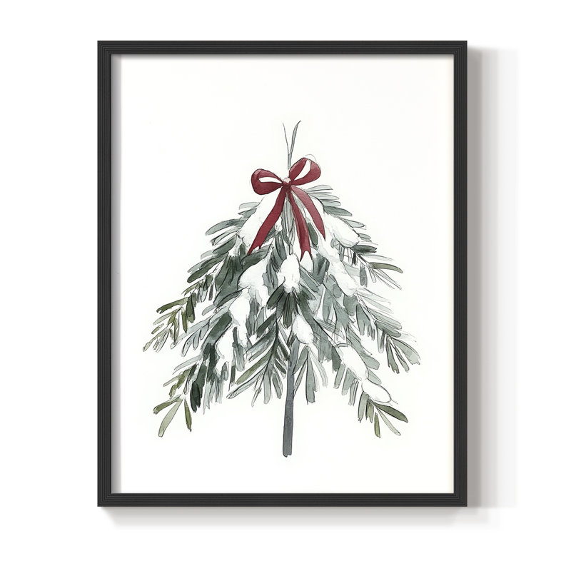 «Christmas Holiday Art DCCDXLV III», reproduction d'art encadrée - bois massif, H 21 po x l 17 po, Noir, noir, noir, noir