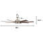 Xerxes Modern Indoor Ceiling Fan with Lights and Remote Control-71452524-59295628