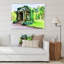 Pergola envahie par le vert - peinture sur toile-67202066-67202073