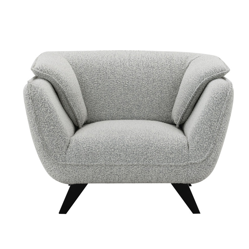 Fauteuil d'appoint moderne, Gris clair