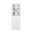 Tablette coulissante 4 niveaux 2 portes vitrées 72,27 "H Vitrine moderne en bois pour la cuisine-121071852