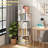 5 Tier 360° Rotating Bookshelf Tower - Space-Saving Round Spinning Display Shelf for Bedroom/Living Room/Office/Home-1332842861