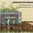Raised Garden Bed,Mini Greenhouse,2-in-1 Raised Planter Greenhouse-294136996