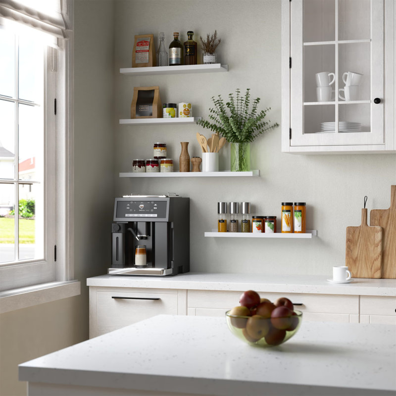 MDF Floating Shelf, White
