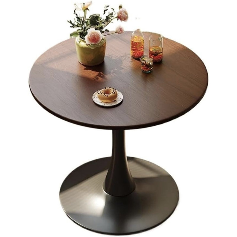 Table de salle à manger ronde 24 po avec base tulipe en acier
