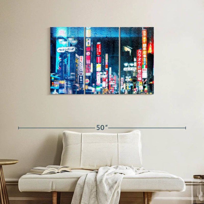 Sireci Tokyo Bluish Reflection, 24" H x 38" W