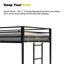 Lit mezzanine simple, peu encombrant, lit mezzanine