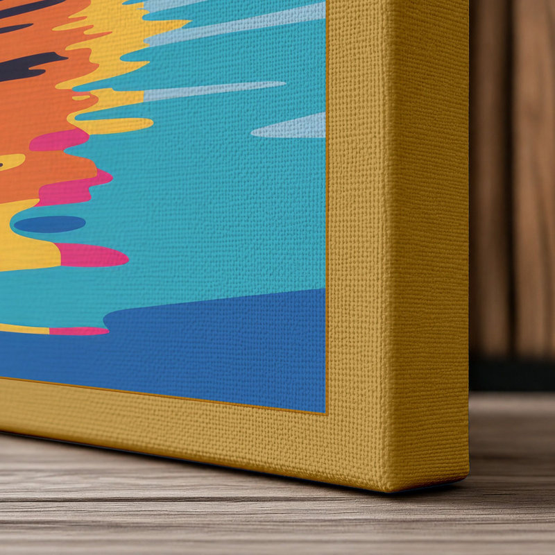 Print, 36x24 - 91.4 x 61.0 cm, Ochre Border