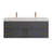 59" Wall-Mounted Double Bathroom Vanity Set-70381284