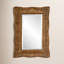 Miroir festonné doré antique Caterina
