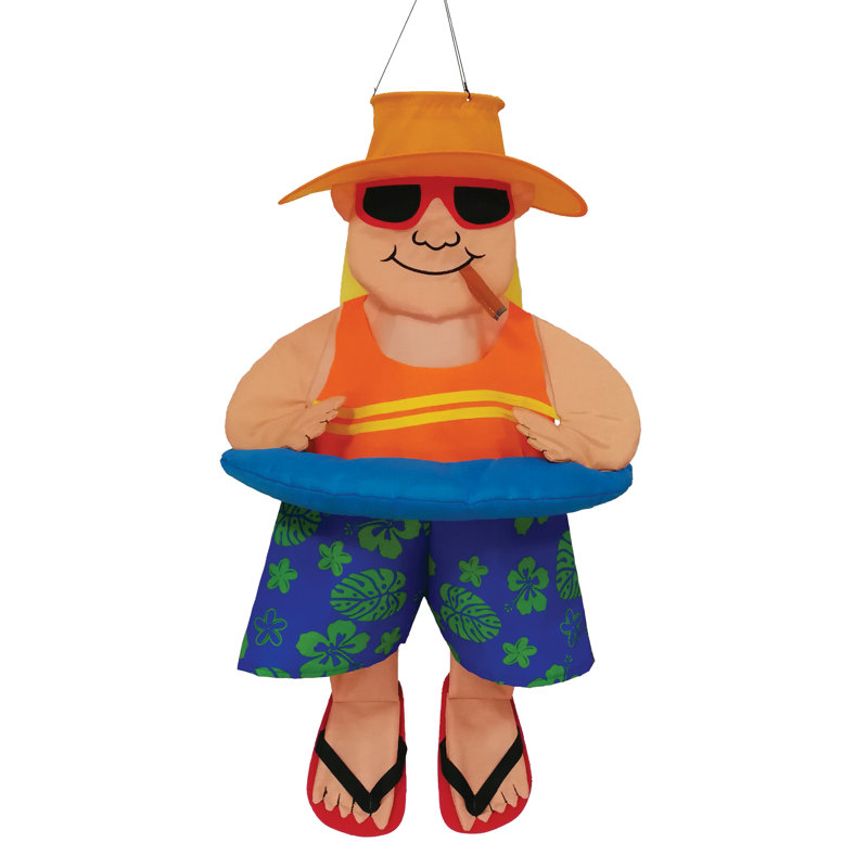 Float Man With Cigar Wind Friend