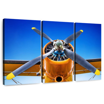 Mehar Yellow Tipped Propeller Plane
