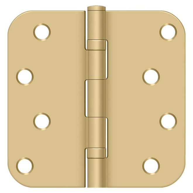 64'' x 64'' Steel Surface Mount Hinge, Brushed Brass