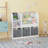 Kids Bookcase And Bookshelf, Multifunctional Bookcase With 3 Collapsible Fabric Drawers, Bookcase Display Stand, Toy Storage Organizer For Bedroom, Playroom, Hallway (Bookshelf)-119143616