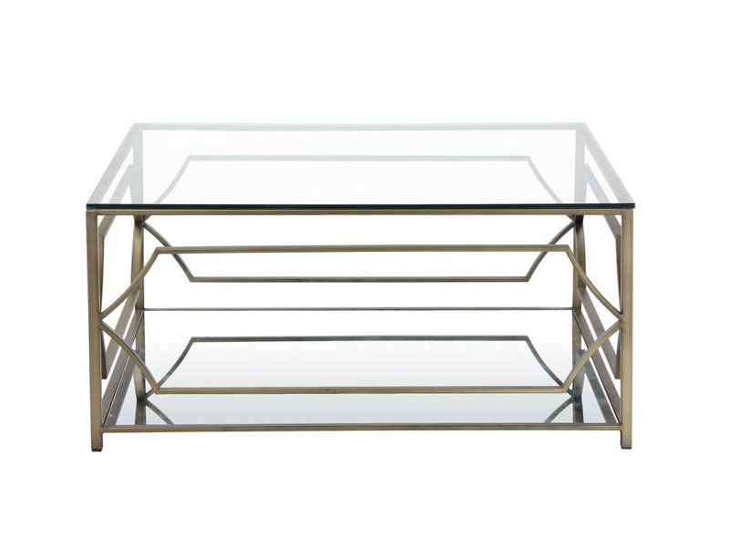 Edward Coffee Table, Brass