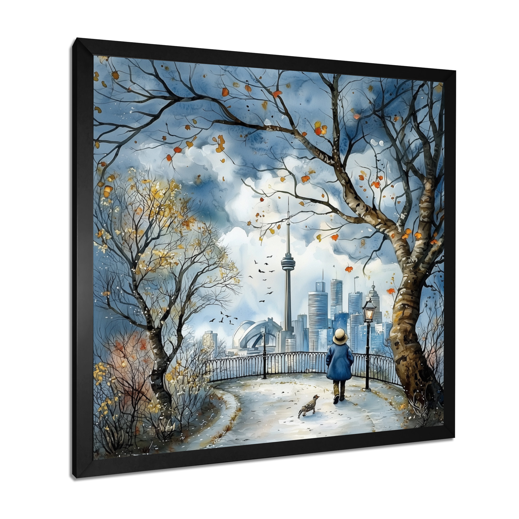 Red Barrel Studio Toronto's Night View Of The Cn Tower II - City ...