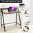 2 Tier Small Computer Desk with Iron Frame