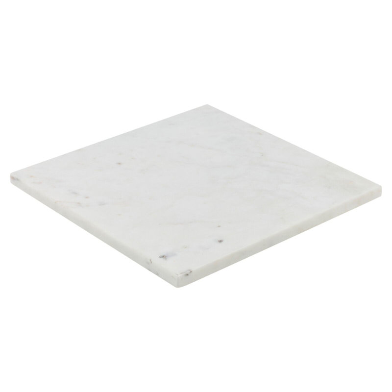 Metro Lane Barthmaier Marble Cheese Board, White, 30cm H x 30cm L x 30cm W