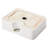 16"X12" Rectangular Vessel Bathroom Sink - Ceramic, Modern, White, Low Water Absorption Design Ceramic Rectangular, Stain-