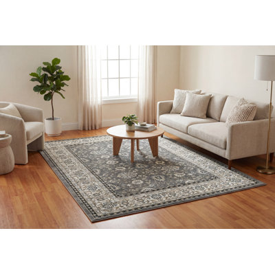 Tapis gris/beige zone Mishawaka