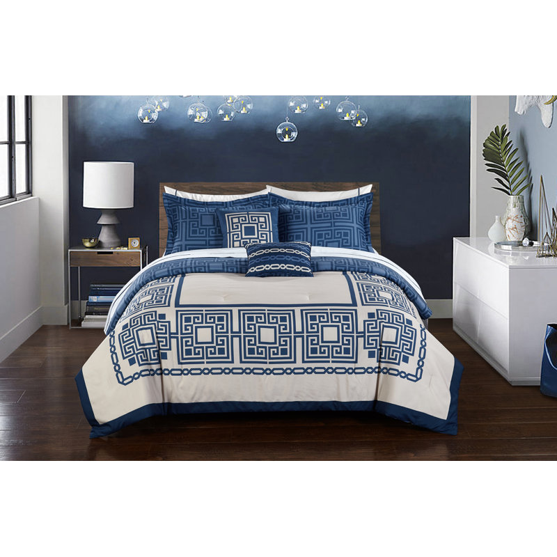 Athena Modern & Contemporary Polyester Floral Comforter, King
