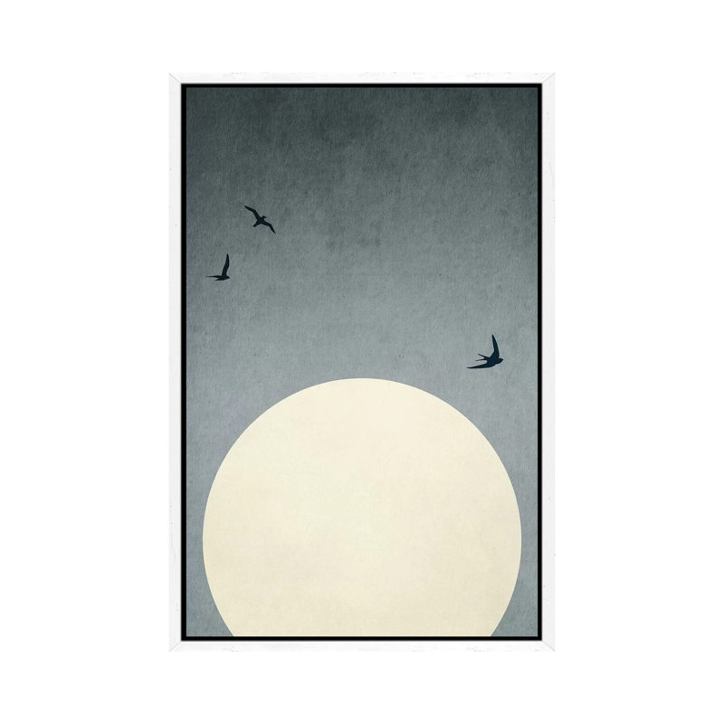 Dancers In The Dark by Kubistika - Print on Canvas, 101.6cm H x 66.04cm W x 3.81cm D, White Floater Framed