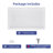 48" W x 32" D Solid Surface Single Threshold Shower Pan Base with Drain Cover Included, Textured Surface Slip-Resistant Shower Base Pan, White, Left Drain-113933121