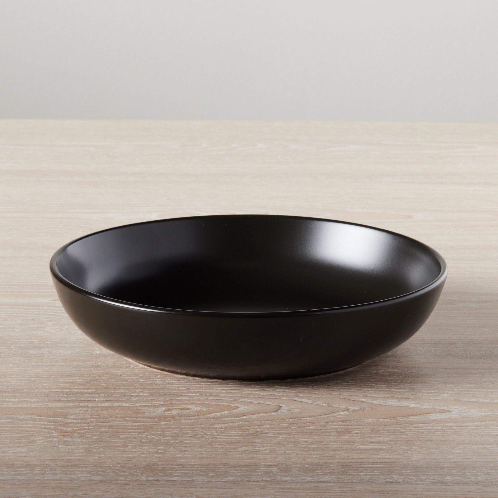Stoneware Pasta Bowl, Black