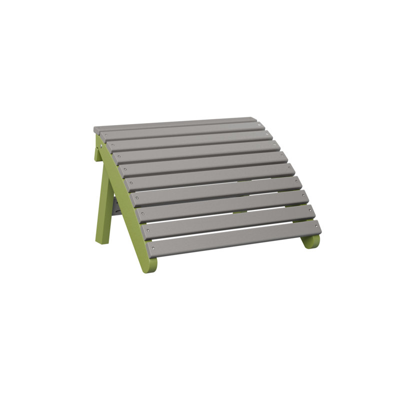 Repose-pieds berlinois berlinois Adirondack, Gris clair