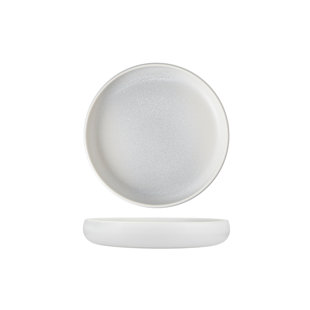 Assiette plate en grès de 10,75 po Cloud Grey