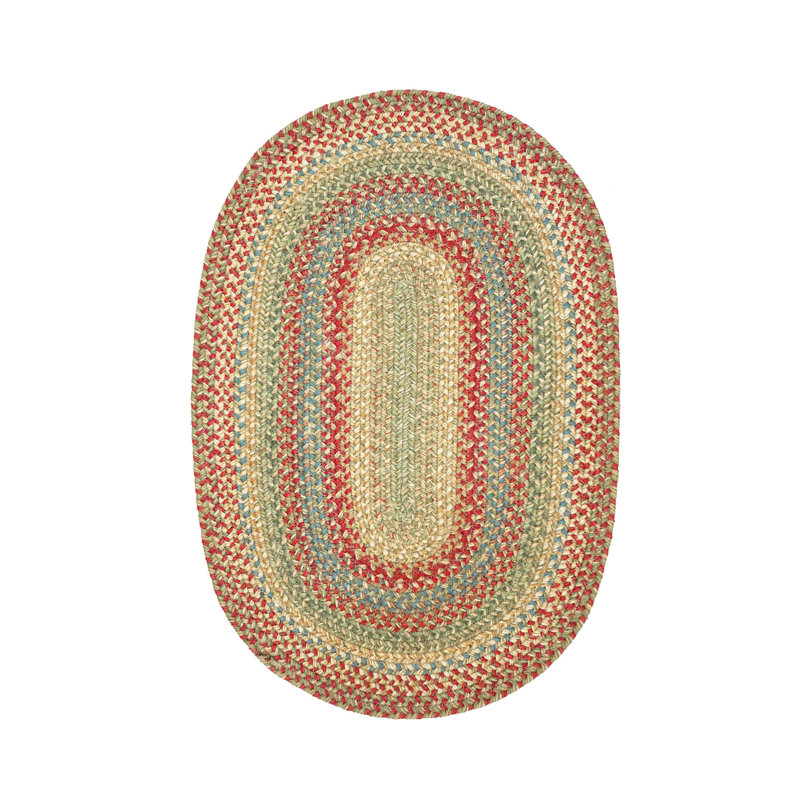 Tapis réversible en jute tressé Culzean, Ovale 1 pi 8 po x 2 pi 6 po